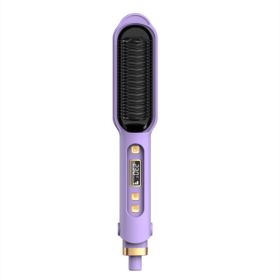Anion Splint Electric Hair Curler (Option: Violet-American Standard)